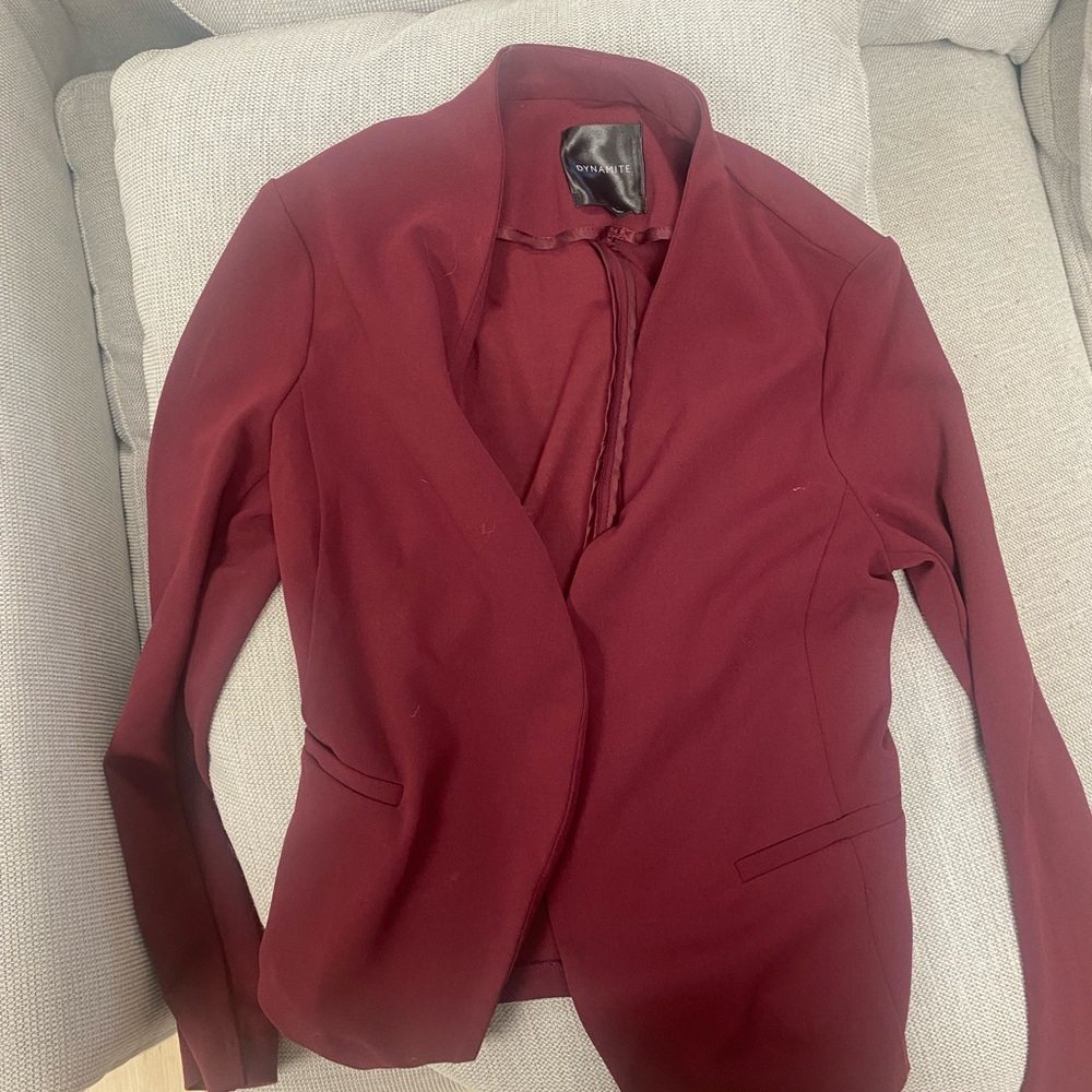 Unstructured blazer